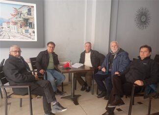 Συνάντηση εκπροσώπων της Ομάδας Δράσεων Ενεργών Πολιτών Δήμου Αλεξάνδρειας με τον Περιφερειακό Σύμβουλο Πέλλας Φώτη Χατζόγλου για τον Προαστιακό